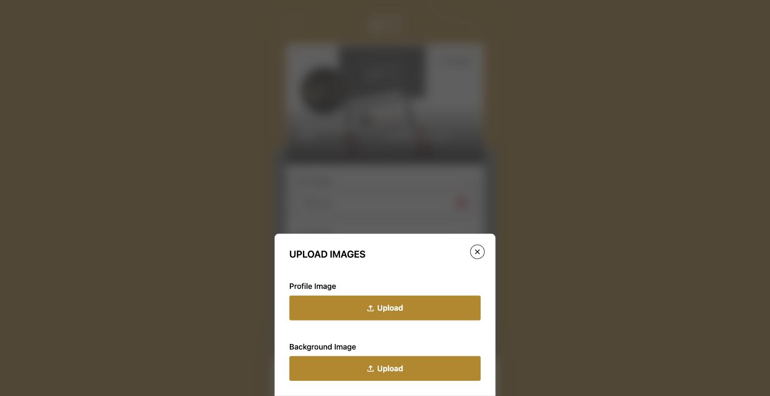 The image upload & crop tool